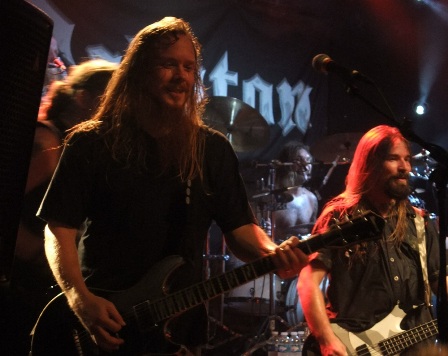 Rikard Sundén from Sabaton in Paris