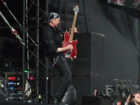 Paul Quinn from Saxon live at Graspop Festival, Belgium, June 2008