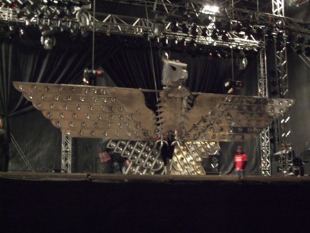 The Saxon Eagle on the day before their show