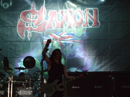 Nibbs from Saxon live at Sweden Rock Festival, Sweden, June 2008