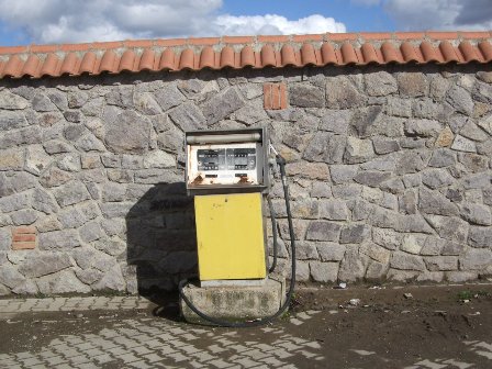 Fuel station in Gračanica, by the monastery walls