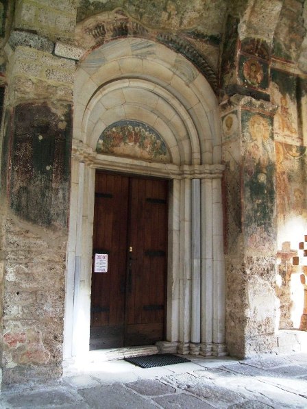 Frescoes at Sopoćani Monastery, Serbia