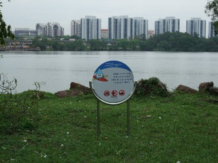 Enjoy Jurong Lake... But just the view!