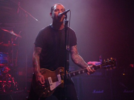 Mike Ness from Social Distortion live in Paris, France