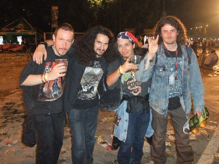 Metal Travellers at Sonisphere Romania Tuborg Green Fest in Romania