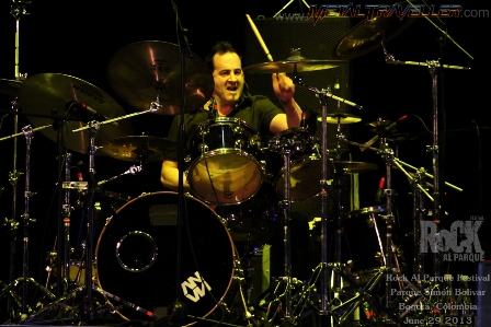 Jason Rullo in Colombia live wiith Symphony X