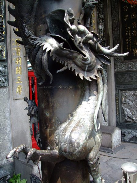 Dragon at Longshan Temple, Taipei, Taiwan