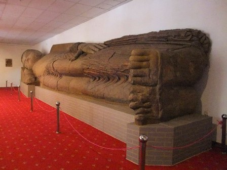 Ajina-Teppa Buddha at the Museum of National Antiquities of Tajikistan