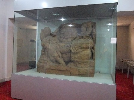 decapitated Shiva and Parvati at the Museum of National Antiquities of Tajikistan in Dushanbe