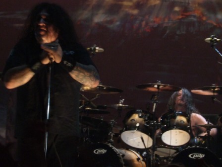 Chuck Billy and Paul Bostaph - Testament live in  Stockholm, Sweden - February 28 2009