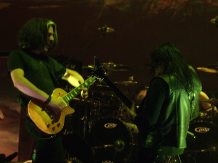 Alex Skolnick and Eric Peterson - Testament live in  Stockholm, Sweden - February 28 2009