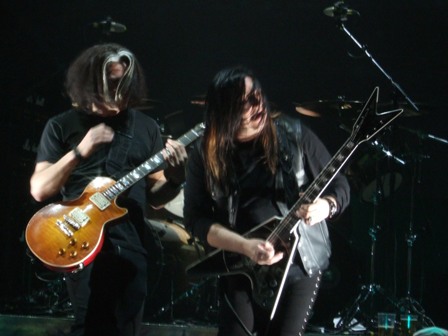 Alex Skolnick and Eric Peterson - Testament live in  Stockholm, Sweden - February 28 2009