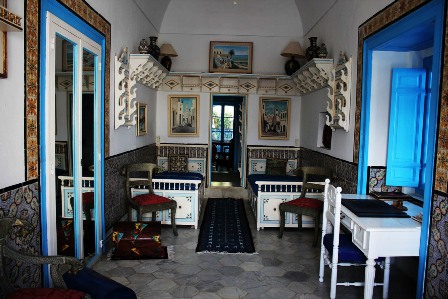 guest room of Dar El Annabi in Sidi Bou Said