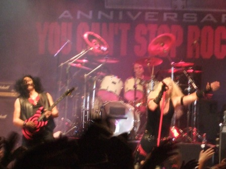 Eddie "Fingers Ojeda" and Dee Snider live in Milan