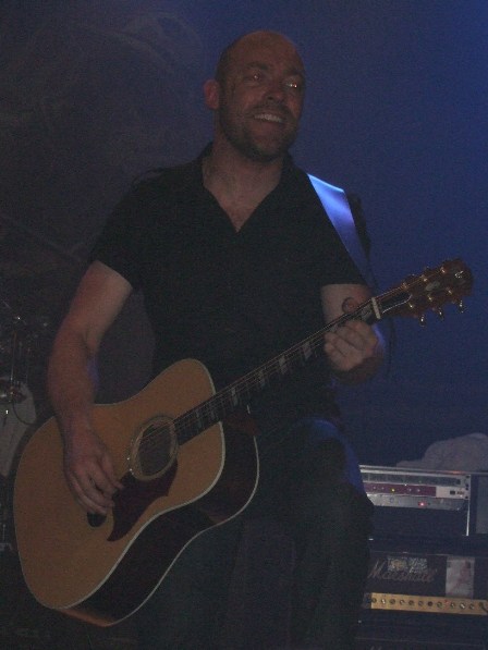 Christian Padersen playing with Volbeat, Antwerpen, Belgium, October 11 2008