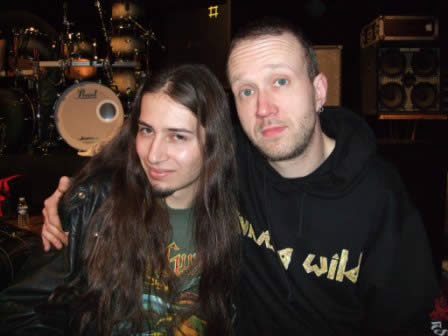 Jon Larsen from Violbeat with the Metal Traveller
