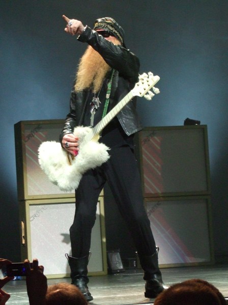 Billy Gibbons of ZZ Top Live in Paris, July 10 2008