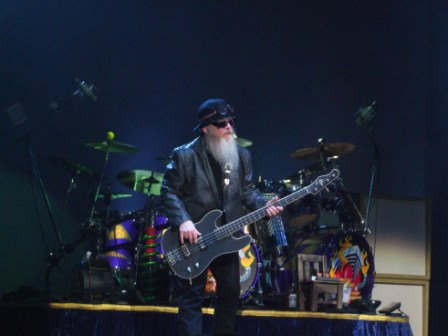 Dusty Hill from ZZ Top Live in Paris, July 10 2008