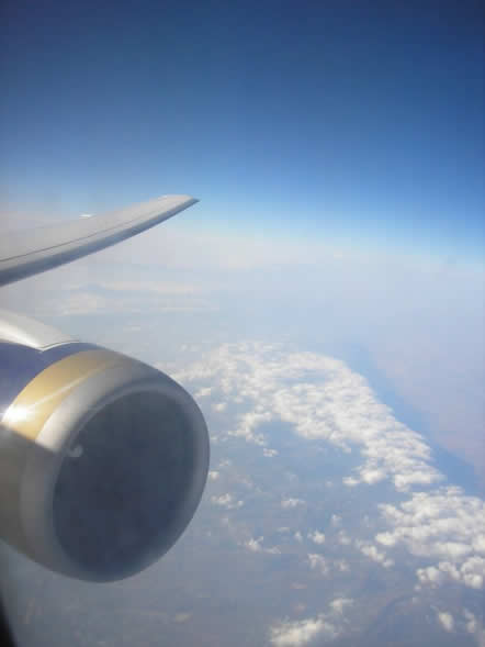 Flying over Lebanon