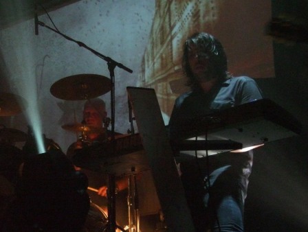 Anders Jivarp and Martin Brandstrm of Dark Tranquillity live at La Locomotive, Paris, France, October 28 2008